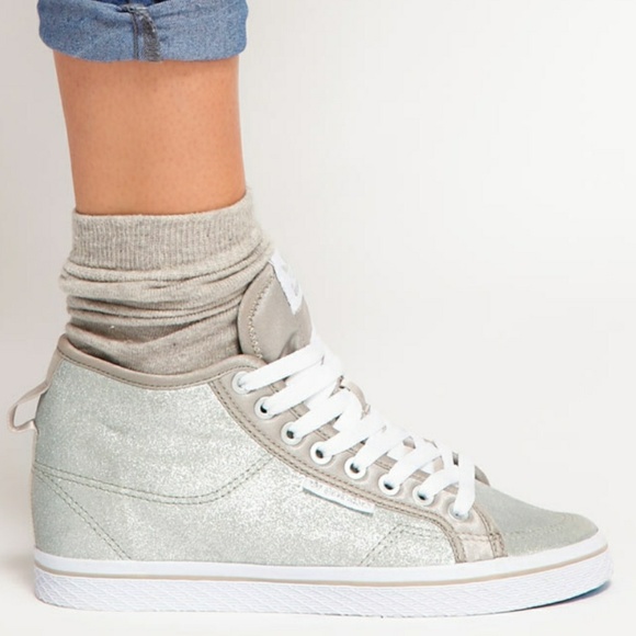 Adidas silver wedge sneakers honey up hidden wedge Adidas silver wedge sneakers honey up hidden wedge